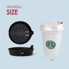 LEORAY Car Coasters for Cup Holder Silicone Car Cup Holder Coasters (4 Pack Original)
