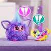 Furby Furblets Ray-Vee Mini Friend, 45+ Sounds, Electronica Music & Furbish Phrases, Electronic Plush Toys, Rainbow, Kids Easter Basket Stuffers or Gifts, Ages 6+