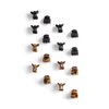 Kitsch Hair Clips for Women - Recycled Plastic Small Claw Clips & Mini Clips for Hair, 16 pcs (Tortoise & Black, Small, Suitable for Thin and Medium Thick Hair)