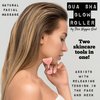 THIS HIPPIE GIRL Gua Sha Glow Roller, Facial and Neck Massage Tool Rose Quartz Facial Roller Massager for Face and Eye, Face Sculpting Tool & Massage Roller, Gua Sha Facial Tools, Face Roller