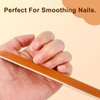 LNAUJS 8 Pack Nail File and Buffer Block, Portable Sanding Nail Buffing and Wooden Compact Emery Board Nail Files for Nature Nails