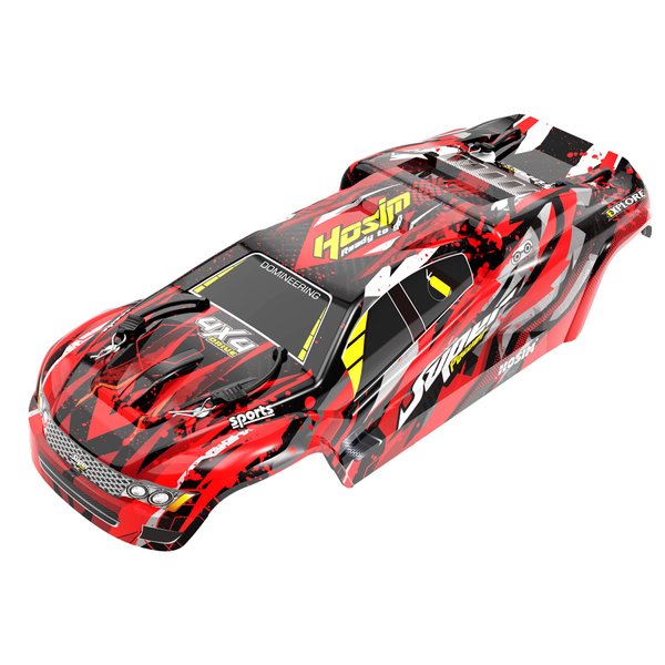 Hosim X07 RC Car Shell Truck Body Parts X7-CK04 X07 RC Car（Red）