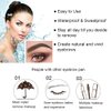 DEVIMIC Eyebrow Tattoo Pen, Microblading Eyebrow Pencil, with a Micro-Fork Tip Applicator, Create Natural Looking Eyebrows, Easy to Use and Stays All Day (Black)