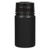 FIFTY/FIFTY 12oz, Double Wall Vacuum Insulated Café Water Bottle, Stainless Steel, Flip Cap w/ Wide Mouth, Matte Black, 12oz/354ml