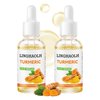 2 Pcs Turmeric Serum for Face & Body,Hydrating & Firming Turmeric Face Serum Oil,Deep Cleansing Daily Skin Care Facial Serum for All Skin Types