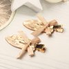 Bow Hair Clips No Crease Hair Clip for Hairstyle Bangs Finger Waves Makeup Application Hairdressing Hairpins Pin Curl Clips Styling Clips for Hair Salon Pack of 12