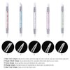 5 Pcs Dual Tipped Silicone Nail Tools Nail Art Sculpture Pen,Silicone Head Acrylic Handle Nail Art Brushes,Nail Art Tools for Home Salon (5 color)