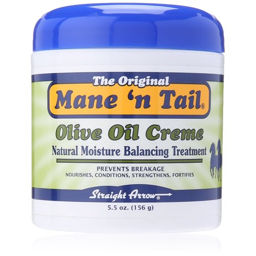 Mane 'n Tail Olive Oil Creme NATURAL MOISTURE BALANCING TREATMENT 5.5 Ounce