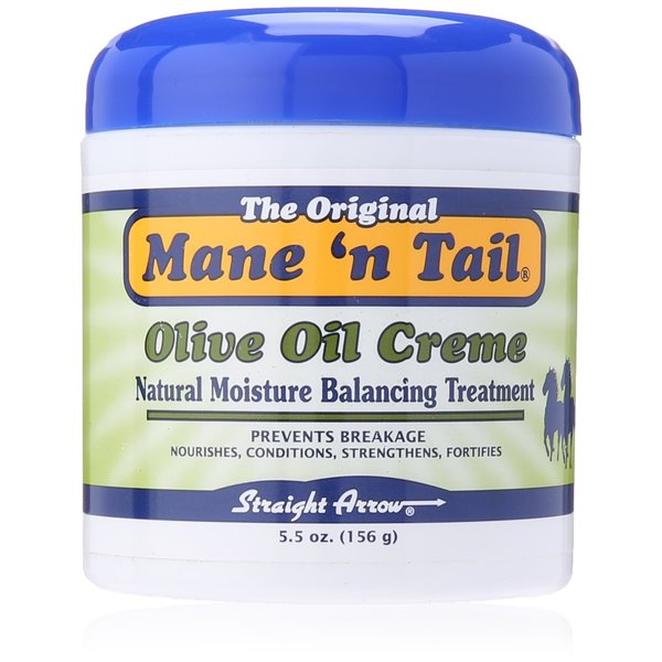 Mane 'n Tail Olive Oil Creme NATURAL MOISTURE BALANCING TREATMENT 5.5 Ounce