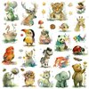 Konsait 26 Sheets Animal Temporary Tattoos for Kids, Watercolor Birds Fish Jungle Safari Wild Animal Tattoos for Girls Boys, Kids Birthday Party Supplies & Kids Goodie Bags Stuffers