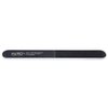 ForPro Black 4-Way Nail File, 100/180/240/400 Grit, Four-Sided Manicure and Pedicure Nail File and Buffer, 7” L x .75” W, 50-Count