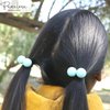 Parcelona France BOULI Ball Stretchable Ponytail Holder Elastic Hair Ties Bands Ponies