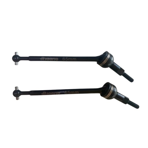 AMORIL Upgraded Carbon Steel Front Dog Bones, 2PCS Metal Differential Cup,Front CVD for RC Car 1:14 Replacement Accessories