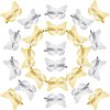 24 Pieces Butterfly Hair Clips Metal Butterfly Hair Clamps Metallic Hollow Butterfly Hairpins Cute Hair Clips for Women Girls with Left and Right Styles (Gold and Silvery)