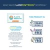 Woobamboo Kid's Bamboo Toothbrush 2 Pack - Super Soft BPA Free Nylon Bristles - Eco-Friendly, Biodegradable, Compostable, Vegan