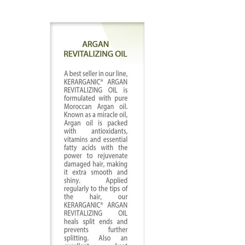 KERATIN TREATMENT - ARGAN REVITALIZING OIL - 2OZ