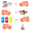 Car Party Supplies - Birthday Party Decorations for 1 year old Kids,Contain a Traffic Banner,a Birthday hat,7 Foil Balloons,6 Latex Balloons,Great for Children Birthday Party