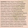 Eavara Organic Face Wash - Anti-Aging, Hydrating, Gentle Daily Cleanser for Women and Men with Coconut Oil, Aloe Vera, Activated Charcoal, and Vitamin C and E