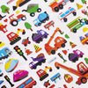 SAVITA 3D Stickers for Kids & Toddlers, 400+ Cars and Trucks Stickers, 3D Puffy Stickers Including Cars, Trains, Airplanes, Fire Trucks, Helicopters, Motorcycles, School Buses, Spaceships and More