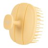 Tangols Triple-Fold Elastic Hair Shampoo Brush with Flexible-Soft Bristles, Promotes Hair Growth & Dandruff Removal, Scalp Exfoliator Scrubber Massager for all Hair Types, Unisex Adults, Kids (Yellow)