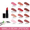 PRIMROSE VANILLA BEAN LIPSTICK, Creamy Formula, Made with Natural, Plant-Based, Organic Oil and Waxes, Paraben Free, Made in the USA. 0.16 oz/4.5 g (Plum Diva)