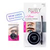 Ruby Kisses Go Brow Pomade for Water-resistant Long-lasting Smudge-proof Eyebrows (Ebony)
