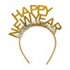 BinaryABC Happy New Year Headband Tiara,2024 New Years Eve Party Supplies,New Years Party Favors,2Pcs
