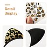 Cheetah Ears Headband with Gold Temporary Tattoos Leopard Costume Accessories Halloween Cat Cosplay Party Supplies
