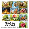 QUOKKA 10PACK Dementia Activities for Seniors - Water Painting Alzheimers Products for Elderly - Reusable Activity Kits for Dementia Patients - Forest Moments Relaxing Set