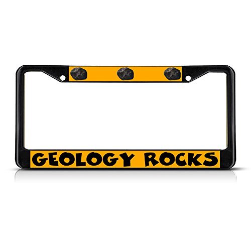 Geology Rocks License Plate Frame Tag Holder Cover