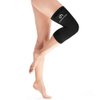 COPPER HEAL Knee Compression Sleeve Recovery Knee Brace GUARANTEED with Highest Copper Infused Content to Support Stiff Sore Muscles and Joints Meniscus Tear & Patella Stabilizer Strap (Black, XL)