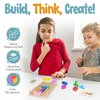 Zen Fun Pentomino Peg Puzzle - Wooden Pattern Blocks for Kids, Tangram and Montessori Puzzle, Animal Tetris Board Game for Kids, Wooden Puzzles for Kids Ages 4-8 - (32 Pieces)
