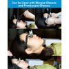 Lazyme Glasses, Prism Glasses Horizontal Glasses, Bed Prism Spectacles Horizontal, Unisex Lazy Spectacles Lie Down for Reading/Watching TV (Black)