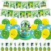 Bear Birthday Party Decorations, Cartoon Gummy Bear Theme Party Supplies set with Happy Birthday Banner,Cake Cupcake Toppers,Balloons for Fans Adults Party Favors