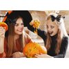 2pack halloween bat hair bows,glitter black bat hair clips for women girls kids costume party dress decor accessories gift (E)