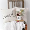 The Cotton & Canvas Co. Sand Home Decor Pillow Cover, Pillowcase, Cushion Cover, Decorative Throw Pillow Cover