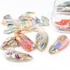 12 Grids Abalone Seashell Slices,Irregular Abalone Shell Slices Nail Art Glitter Flakes Acrylic Nails Supplies Holographic Glitters Nail Art Shell Piece Charm Shiny Decoration UV Gel Accessories Craft