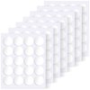 Surard Poster Putty, 140 Pcs 20mm/0.79" Adhesive Sticky Tack, Double Sided Removable Dots, Clear Round Reusable Mounting Stickers Transparent Tacky Circles Glue Tape for Hanging Pictures on Wall