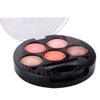 Mallofusa 5 Colors Eye Shadow Palette Powder Metallic Shimmer Eyeshadow Palette (Romantic Pink) 4.7oz