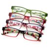 Kerecsen 4 Pack Reading Glasses for Women Men Spring Hinge Ladies Readers (1.25, 4 Pack Mix Color)