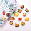 80 Pieces Mini Food Drinks Bottle Toys Pretend Food for Dollhouse Kitchen Accessories Mini Play Resin Food Toys for Adults