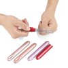 Nail File, Midenbo Glass Crystal Diamond Salon Best Beauty Nail Buffer with Case for Natural and Acrylic Nails Top Birthday Christmas Gift for Women and Man(Champagne Gold)