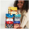 Rubble & Crew Stuffed Animals, Charger, 4-Inch Cube-Shaped Plush Toy for Kids Ages 3 and Up