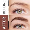Brow Pencil for Gray Hair, Retractable Eyebrow Pencil with Brush for Older Women, Ultra Fine Mechanical Brow Definer Pencil with Angled Tip & Spoolie Brush, Long-lasting Waterproof, Grey, YES.EYE DO