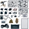 TACYILLU Weapons Pack Military Toy Swat Team Battle Building Blocks Set Combat Weapon Guns Accessories Pack Motorcycles Mini Figures kit for Boys Age 6+ Gifts Perfect Combination with Major Brands