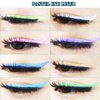 Bowitzki 8x5 Gram Water Activated Eyeliner Hydra Liner Makeup UV Glow Fluorescent Color Graphic Retro Face and Body Paint (Pastel Color)