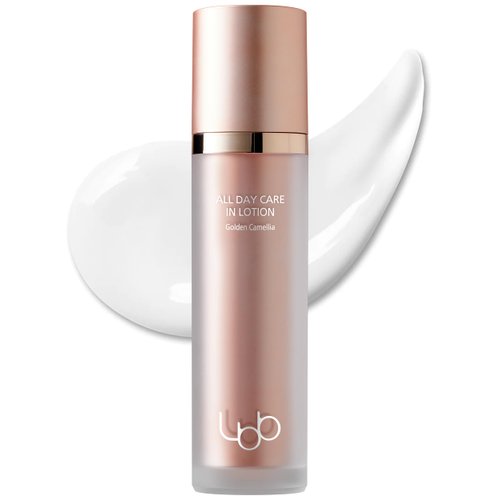 LBB All Day Care In Lotion - Vegan Antioxidnat Face Lotion - 100h Lasting Moisturizing, Radiant and Elastic Skin - Tangerine Cellular Water, Golden Camellia, Peptides, 1.69 oz.