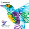 Uniquilling Quilling Paper Quilling Kit for Adults Beginner - 8 * 10in Hummingbird, Exquisite DIY Craft Wall Art Decor Best Gifts Painting Kits Paper Quilling Tools(Basic)
