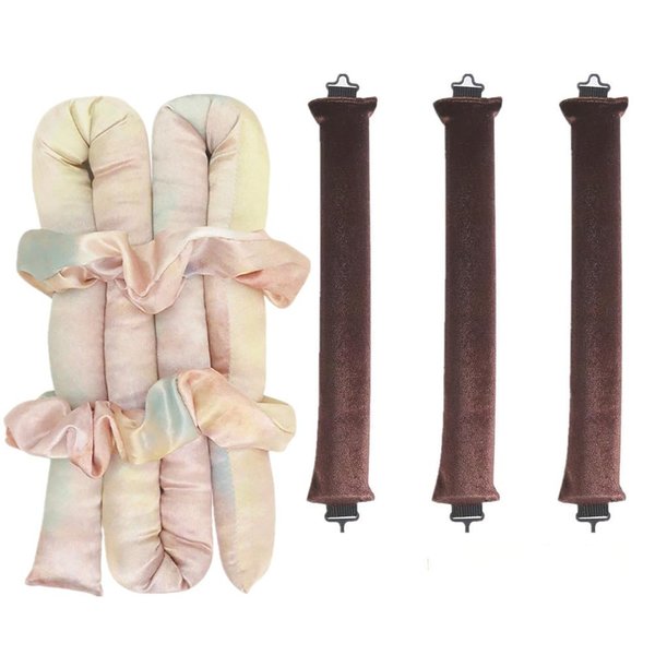 Heatless Curling Set - Overnight Hair Curlers to Sleep in, Heatless Curls Rollers Sticks, Heatless Curling Rod Headband