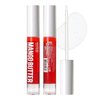 Kiss New York 3 PACK Lip Oil Gloss, Hydrating Non-Sticky Lip Oil, 100% Natural Oil Clear Lip Gloss, Lightweight Lip Moisturizer (Rosegold & Rosehip & Mango Butter)